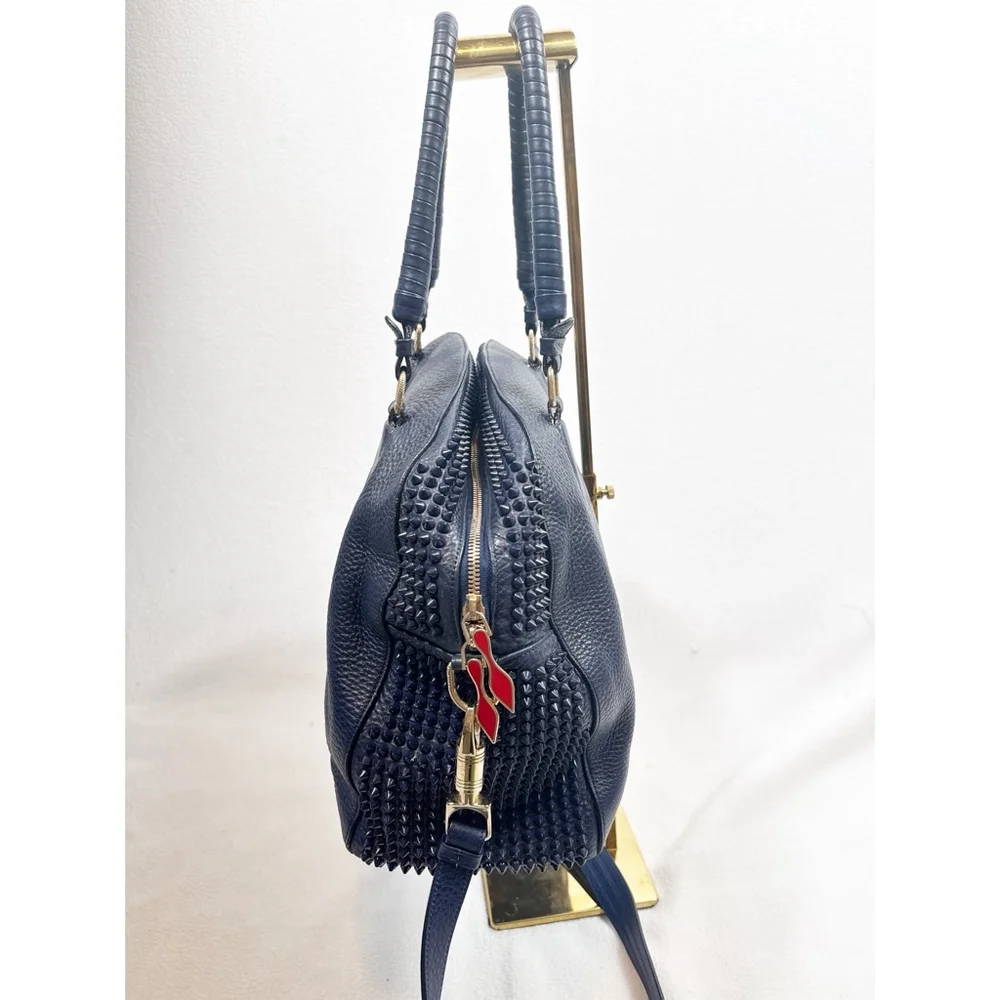 Christian Louboutin Panettone Crossbody Shoulder Bag – Blue
